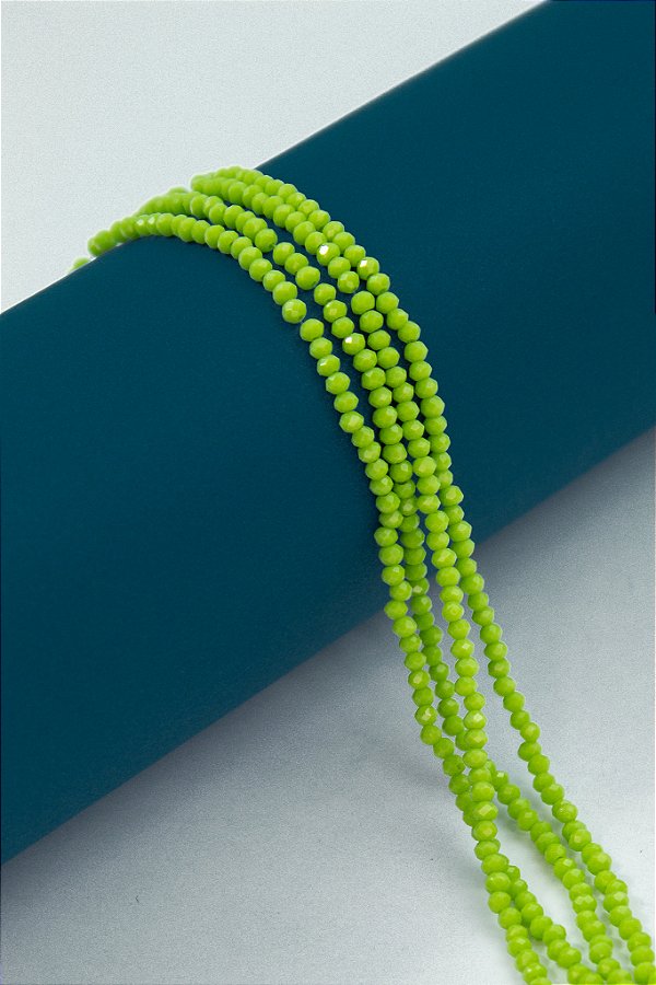 Fio Cristal 2Mm Vidro Facetado - O Fio