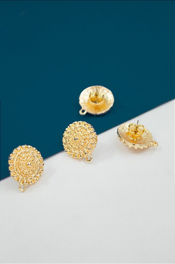 Base De Brinco Ouro - 01 Par