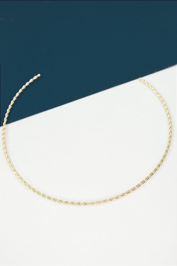 Choker Aro Torcido Ouro - 01 Unid