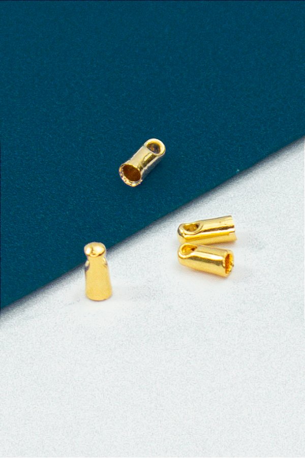 Terminal Copinho 1,5mm Ouro - 01 UND