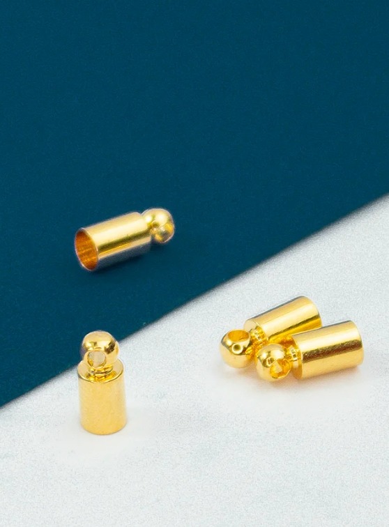 Terminal Copinho 2mm Ouro - 01 UND