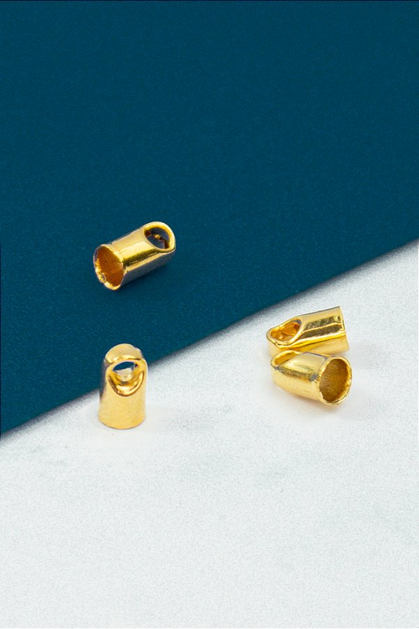 Terminal Copinho 3,5mm Ouro - 01 UND