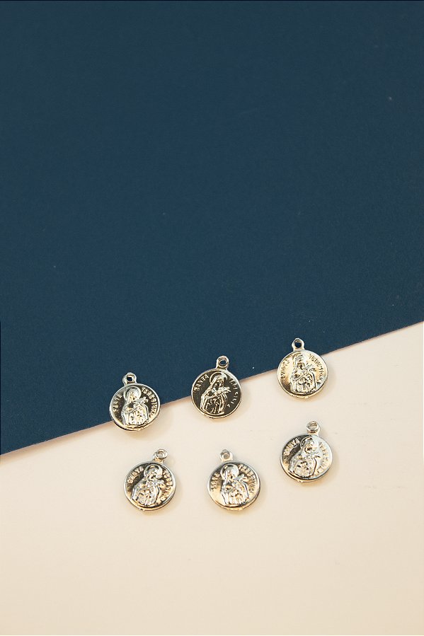 Pingente Religioso Santa Terezinha Aço Inox - 01 Unid