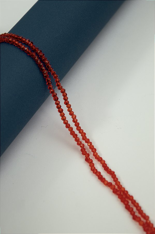 Fio Cristal 2Mm Vidro Facetado - O Fio