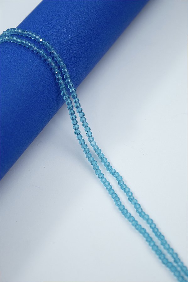 Fio Cristal 2Mm Vidro Facetado - O Fio
