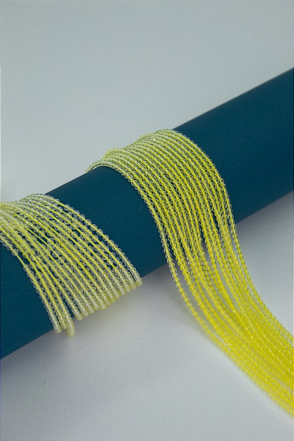 Fio Cristal 1mm Vidro Facetado - O Fio