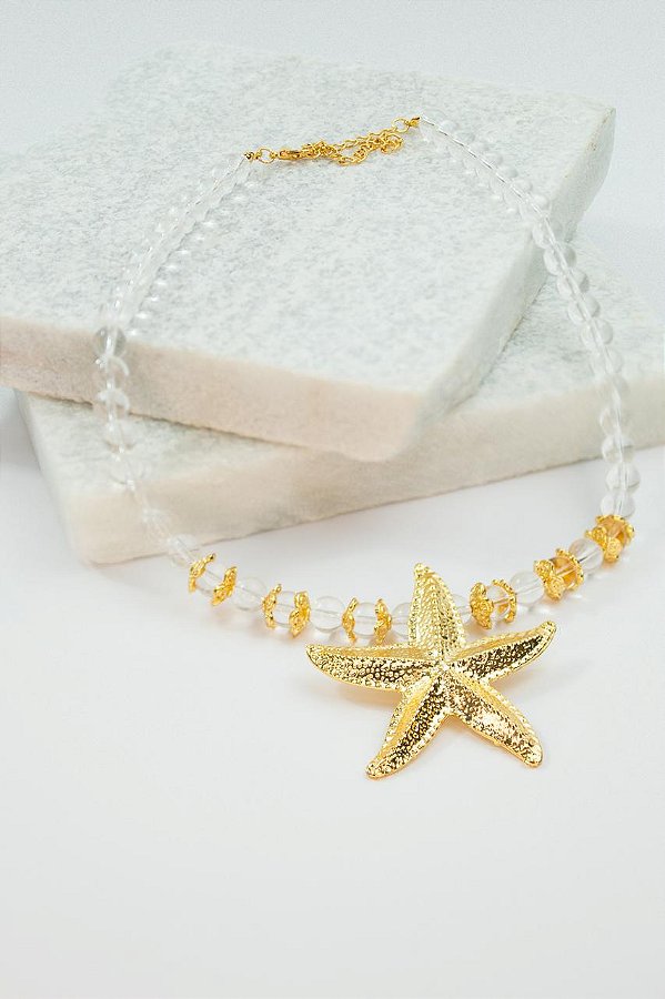 Colar Murano Estrela - 01 unid