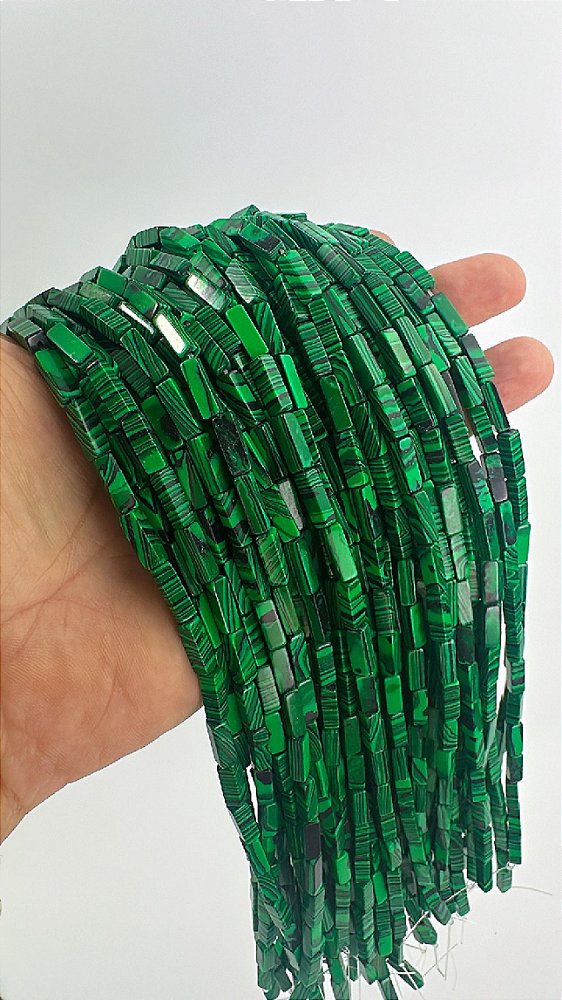 Fio Pedra Tubo 13x4mm - 01 Fio