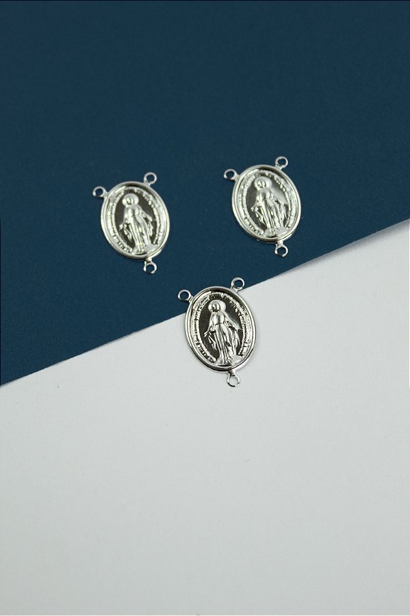Pingente Religioso 3 saidas N S Gracas Aco Inox - 01 Unid.