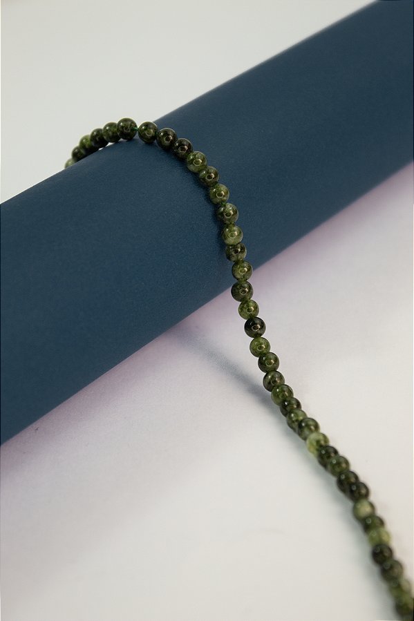 Fio Pedra 4Mm Agata Verde - O Fio