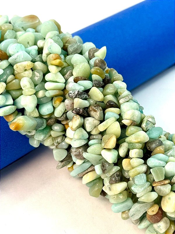 Fio Cascalho Amazonita - O Fio