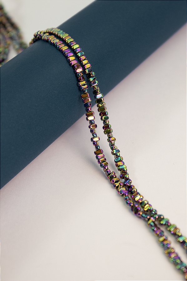 Fio Hematita Boreal Cascalho - O Fio