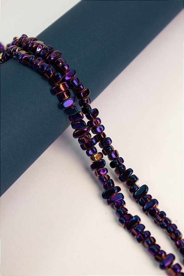 Fio Hematita Boreal Cascalho - O Fio