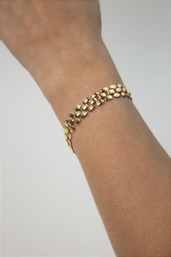 Pulseira Malha Ouro - 01 unid