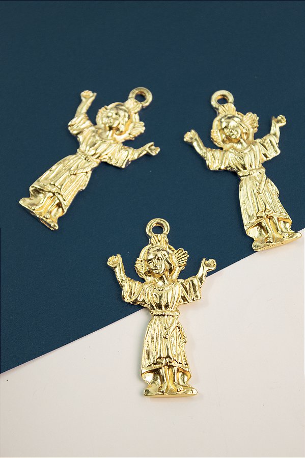 Pingente Religioso Ouro - 01 und