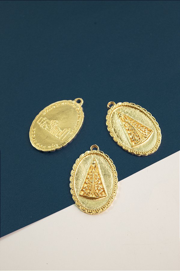 Pingente Religioso Ouro - 01 und