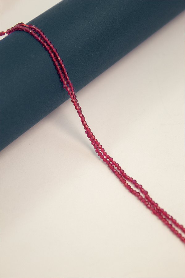 Fio Cristal 1mm Vidro Facetado  - O Fio