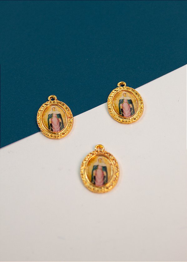 Pingente Religioso Nossa Senhora Das Lagrimas Ouro - 01 und