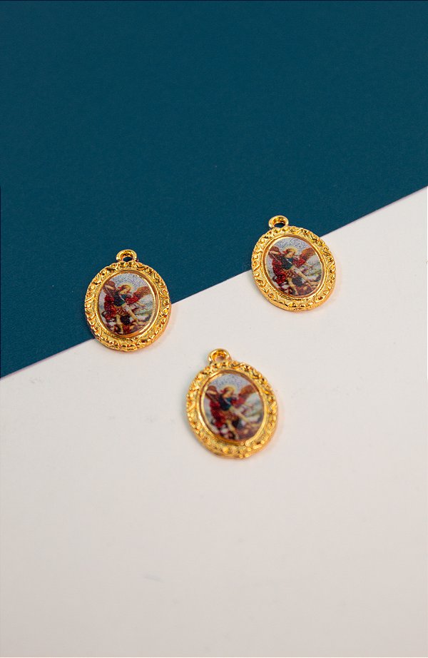 Pingente Religioso Sao Miguel Arcanjo Ouro - 01 und