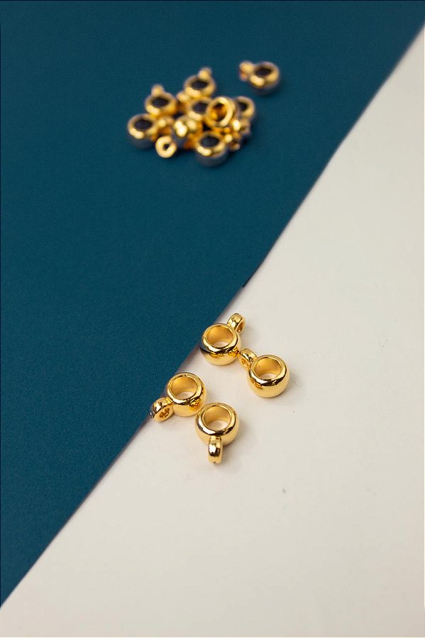 Canequinha 6Mm Ouro - Pct 10 Pçs