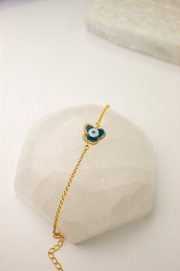 Pulseira Borboleta Ouro - 01 Unid