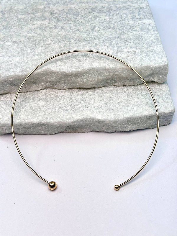 Choker Aro Ouro - 01 Unid