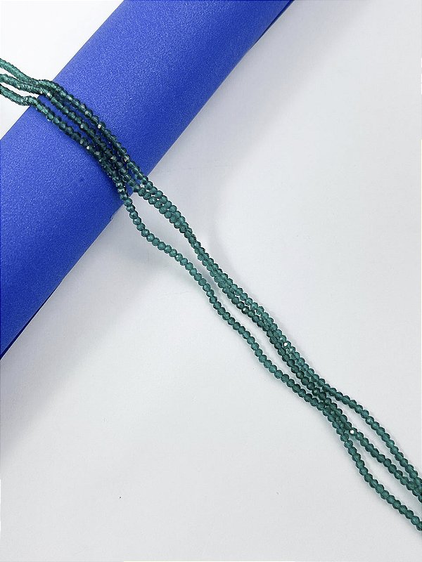 Fio Cristal 2Mm Vidro Facetado - O Fio