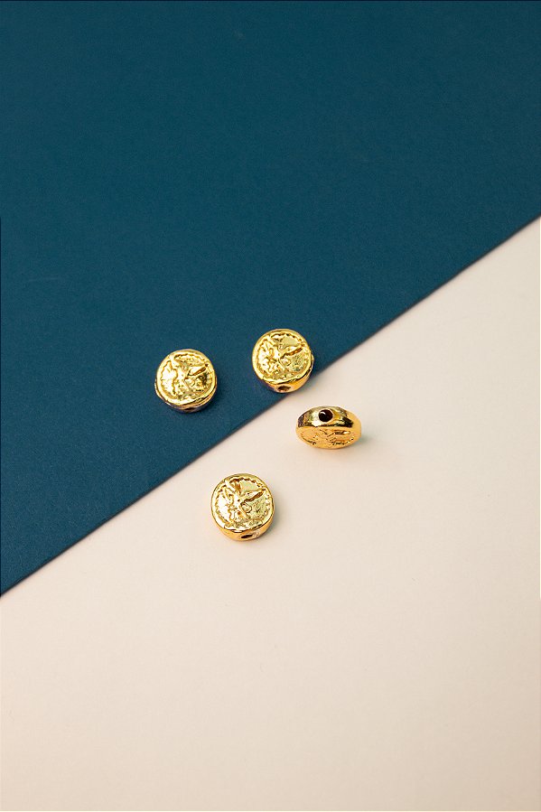 Pingente Religioso Sao Miguel Passante Ouro - 01 Unid