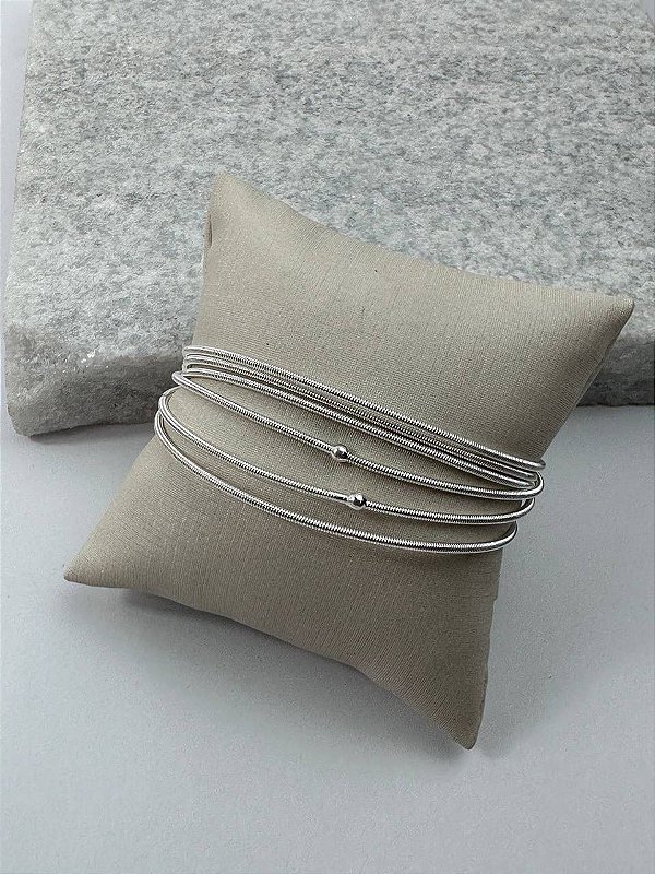 Corda De Violao Com Bolinha Prata - 01 Metro Com Fecho