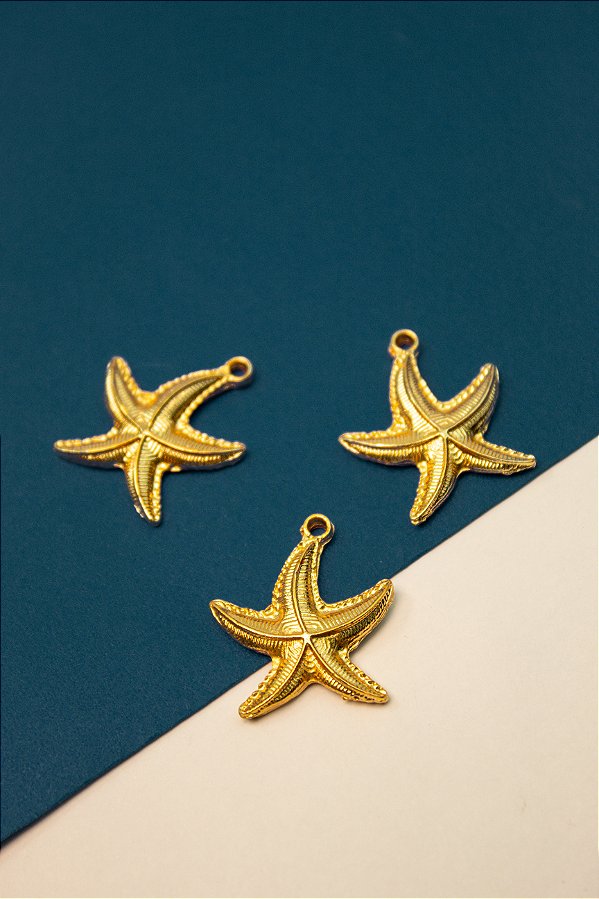 Pingente Estrela Ouro - 01 Unid