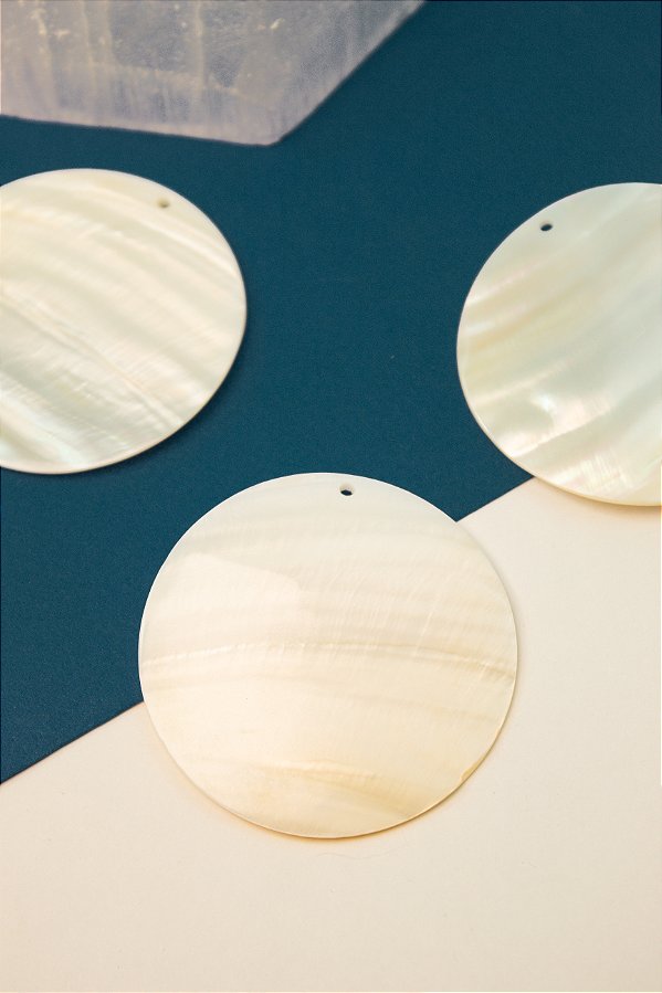 Pingente Redondo Madreperola - 01 und