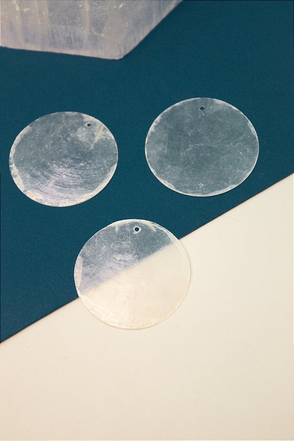 Pingente Redondo Madreperola - 01 und