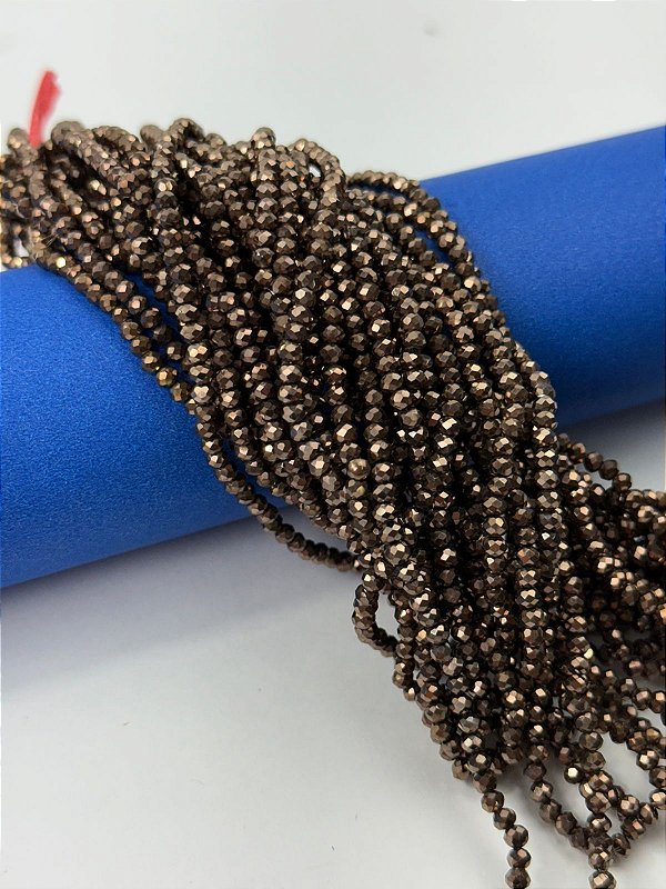 Fio Cristal 2mm Vidro Facetado - O Fio