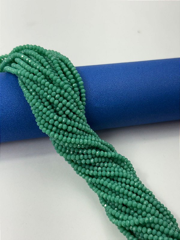 Fio Cristal 2mm Vidro Facetado - O Fio