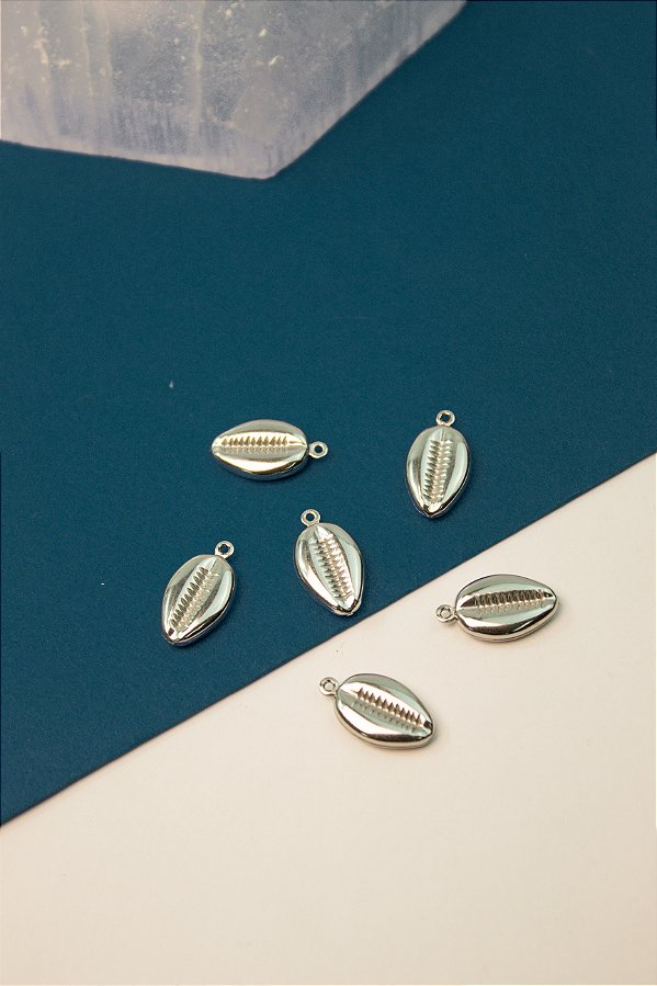 Pingente Buzios Aço Inox - 01 unid