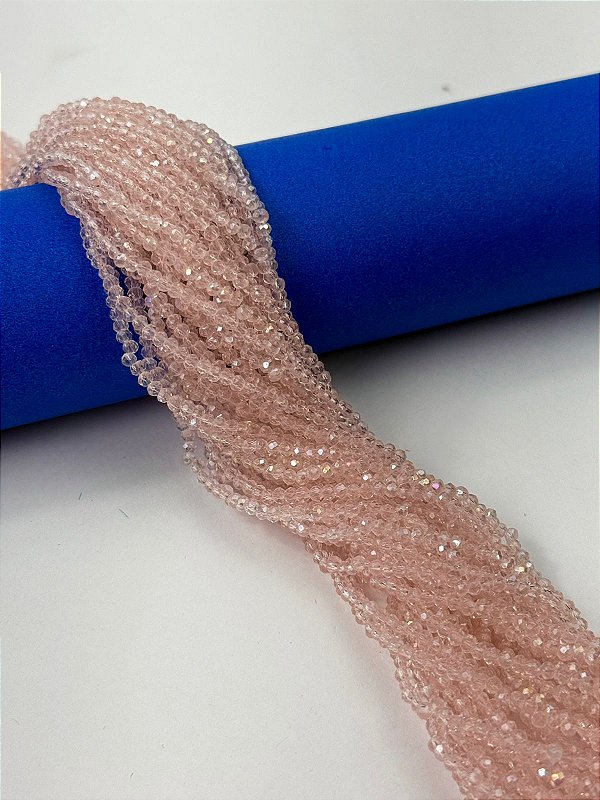 Fio Cristal 2mm Vidro Facetado - O Fio