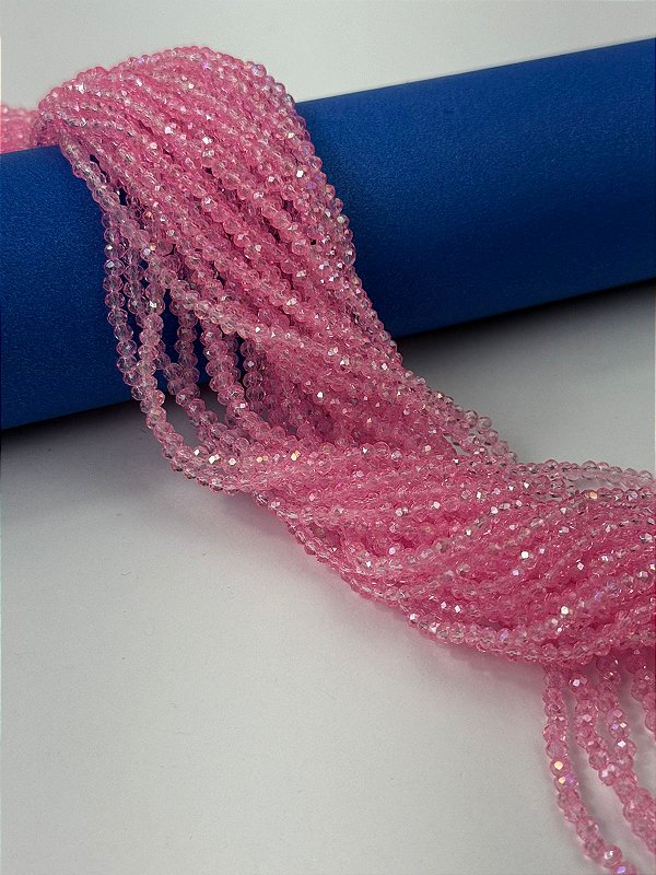 Fio Cristal 2Mm Vidro Facetado - O Fio