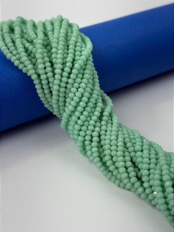 Fio Cristal 2Mm Vidro Facetado - O Fio