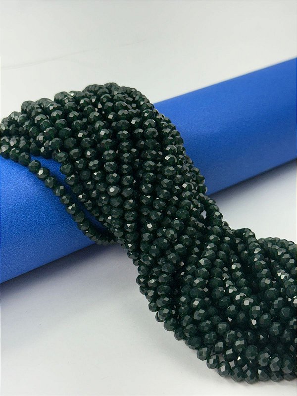 Fio Cristal 4Mm Vidro Facetado - O Fio