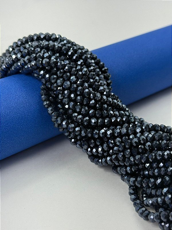 Fio Cristal 4Mm Vidro Facetado - O Fio