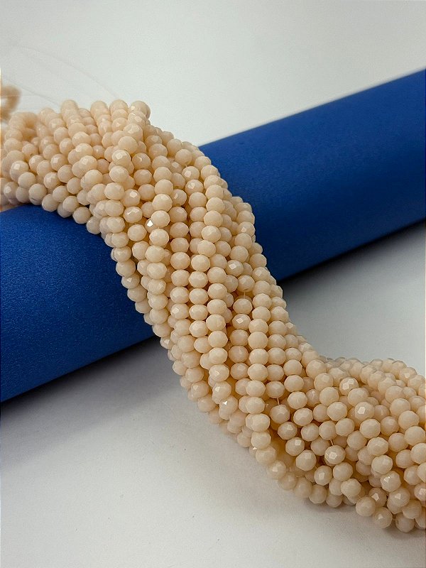 Fio Cristal 4Mm Vidro Facetado - O Fio