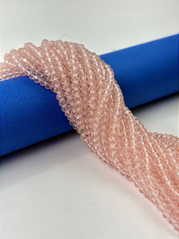 Fio Cristal 4Mm Vidro Facetado - O Fio