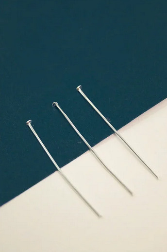 Alfinete Prego 3Cm Aço Inox - 100Pçs