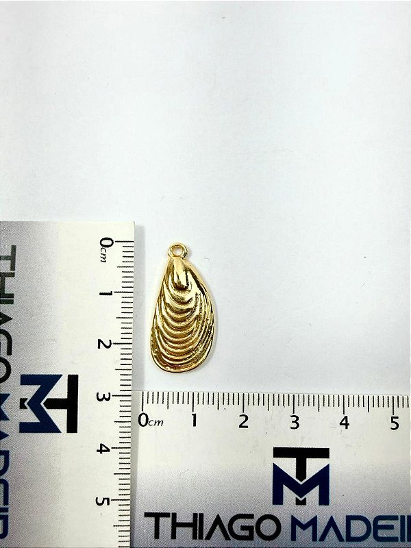 Pingente Concha Ouro - 01 Unid