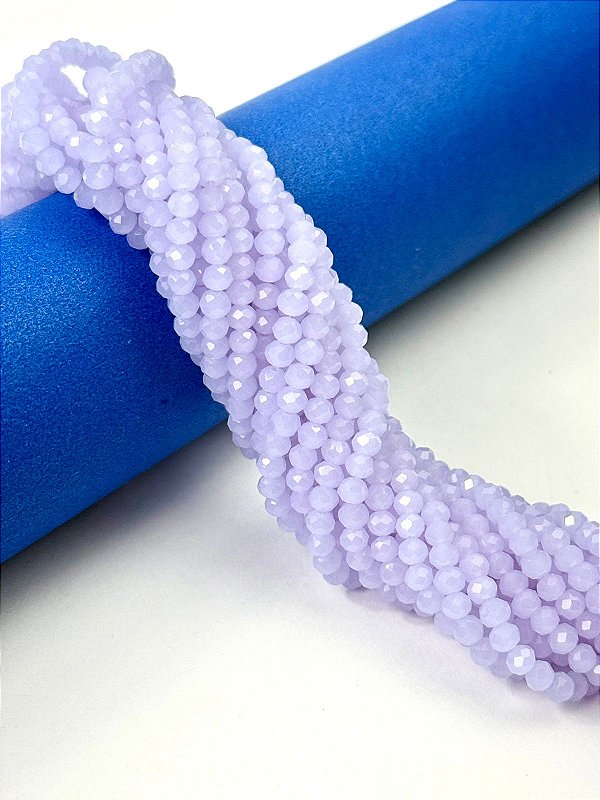 Fio Cristal 4Mm Vidro Facetado - O Fio