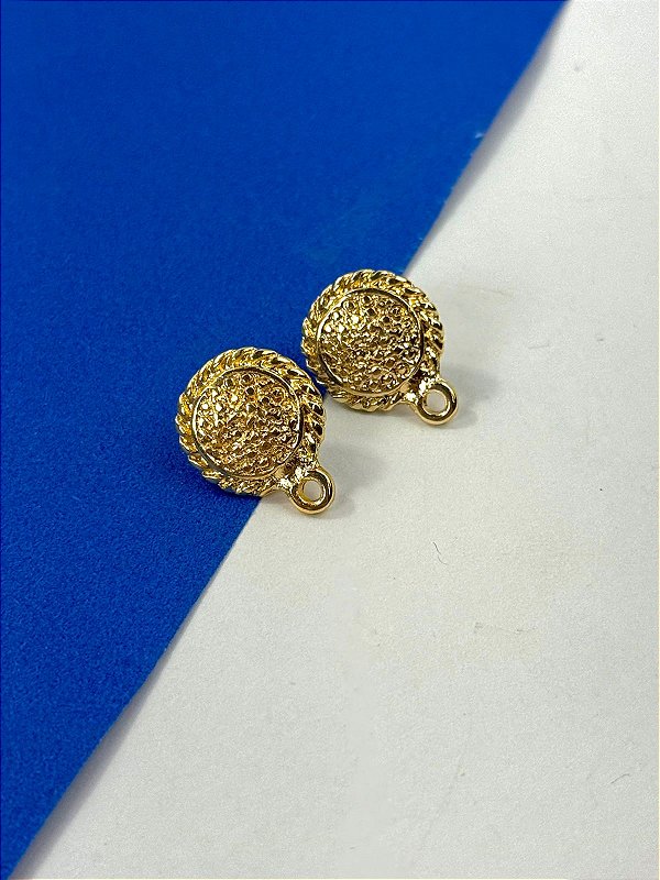 Base de Brinco com saida ouro - o par