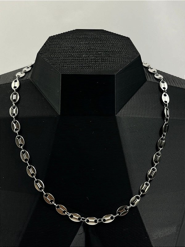 Colar Aço Inox tipo Guti - antialergico - medida 40cm e extensora - 1 Unidade