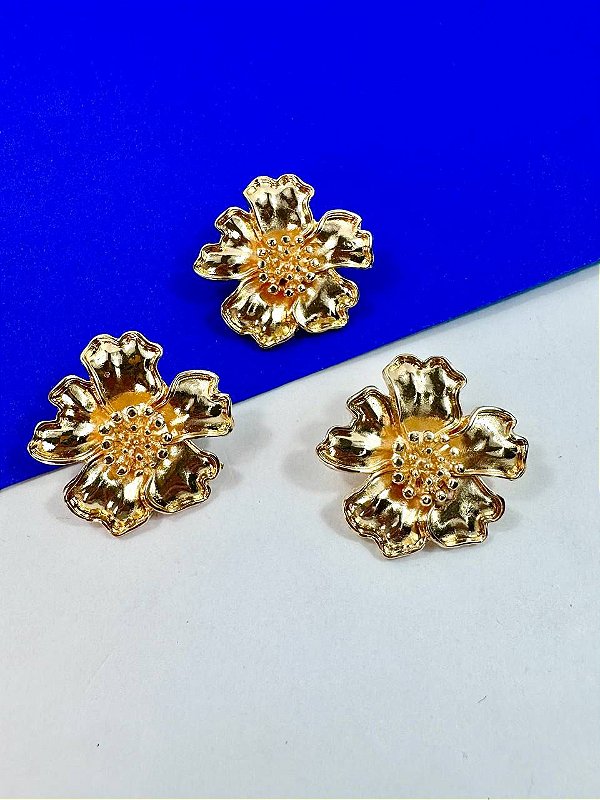 Brinco Flor - o par