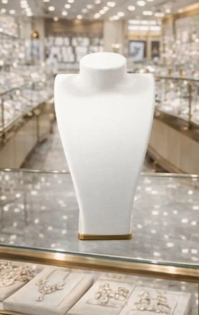 Busto Expositor Premium para Joias e Bijuterias - 01 unid