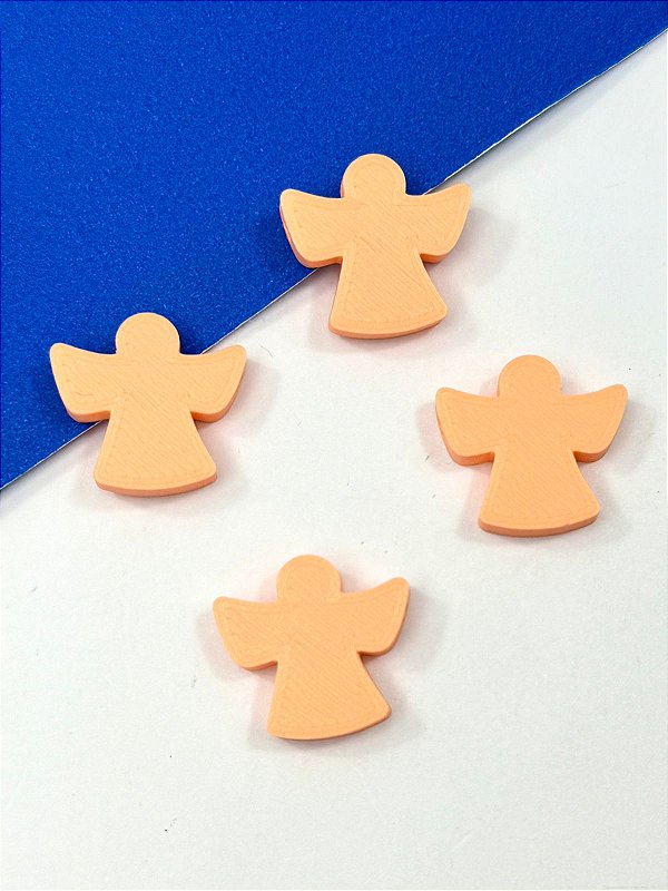 Pingente Anjo Horizontal De Resina - 01 UNID